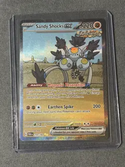 Pokemon Sandy Shocks ex 056/131 Prismatic Evolutions Double Rare Holo Card - Image 1