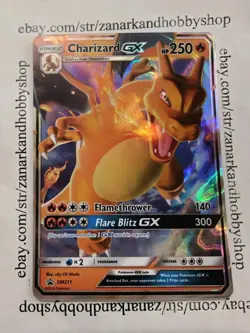 Pokemon Charizard GX- SM211 Black Star Promo NM - Image 1