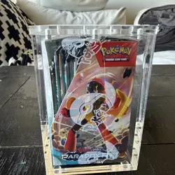 Pokemon TCG Scarlet & Violet Paradox Rift Booster Box Sealed with Acrylic Case! - Image 2