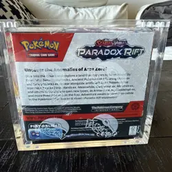 Pokemon TCG Scarlet & Violet Paradox Rift Booster Box Sealed with Acrylic Case! - Image 3