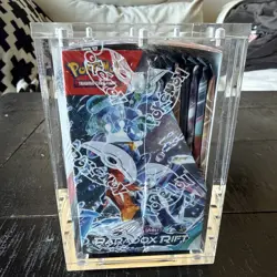 Pokemon TCG Scarlet & Violet Paradox Rift Booster Box Sealed with Acrylic Case! - Image 4