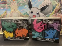 2021 Pokemon ETB - Evolving Skies Elite Trainer Box Set x2 FACTORY SEALED - Image 1