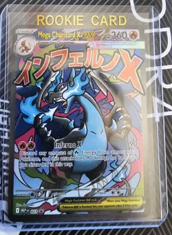 Pokemon Mega Evolutions #023 Promo Holo Mega Charizard X ex - Image 3