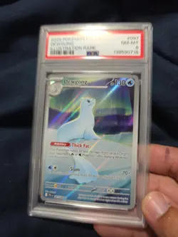 2025 POKEMON PFL EN-PHANTASMAL FLAMES #097 DEWGONG PSA 8 - Image 3