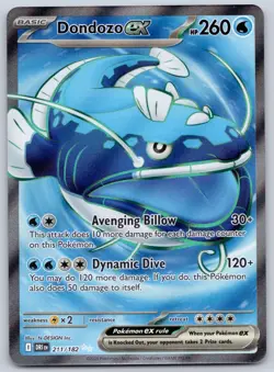 Dondozo ex 211/182 (NM) - SV10: Destined Rivals - Ultra Rare - Pokemon TCG - Image 1