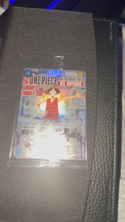 One Piece Monkey D. Luffy US Voyage College Basketball Card Rutgers 1/23 IN HAND - Image 2