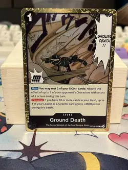 One Piece ENGLISH The Azure Seas Seven Event Ground Death OP14-096 R - Image 1