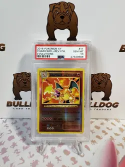 Pokemon Charizard Reverse Holo 11/108 Evolutions PSA 10 - Image 1