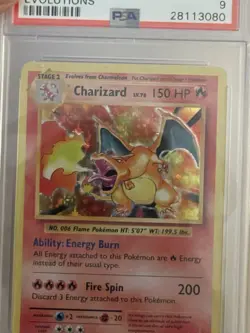 PSA 9 Charizard 11/108 XY Evolutions Holo & Reverse Holo | Pokemon 2016 set - Image 2