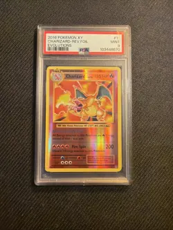 PSA 9 MINT Charizard XY Evolutions Reverse Holo 2016 Pokemon 11/108 - Image 1