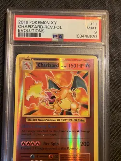 PSA 9 MINT Charizard XY Evolutions Reverse Holo 2016 Pokemon 11/108 - Image 4