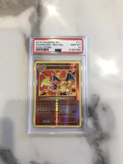Pokemon 2016 PSA 10 GEM MINT Charizard XY Evolutions Reverse Holo 11/108 - Image 1