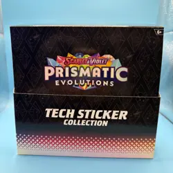 Pokemon Prismatic Evolutions 3 Booster Pack Blister-Tech Sticker Collection x12 - Image 2