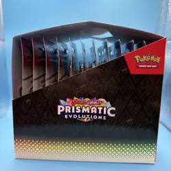 Pokemon Prismatic Evolutions 3 Booster Pack Blister-Tech Sticker Collection x12 - Image 3