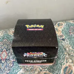 Pokemon Prismatic Evolutions 3 Booster Pack Blister-Tech Sticker Collection x12 - Image 3