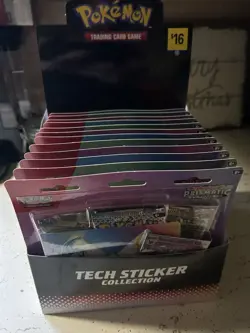 Pokemon Prismatic Evolutions 3 Booster Pack Blister-Tech Sticker Collection x12 - Image 1