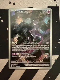 Pokemon Mewtwo SVP 052 Black Star Promo Scarlet and Violet Card - Image 1