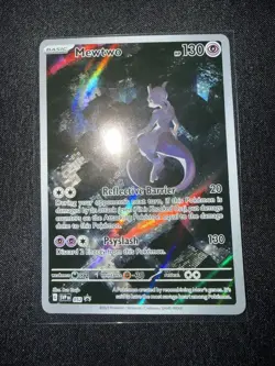Pokemon Mewtwo SVP 052 Black Star Promo Scarlet and Violet Card Sealed MP - Image 5