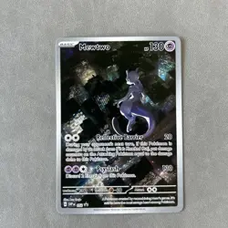 Pokemon Mewtwo SVP 052 Black Star Promo Scarlet and Violet Card - Image 1