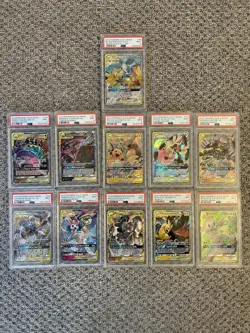 Massive Pokemon graded Tag Team/ Team up PSA 9 Card Bundle Job Lot (11 cards !!) - Image 1