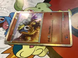 Pokemon 2010 HGSS Promos Entei Holo Black Star Promo Card #HGSS20 Double SWIRL - Image 2