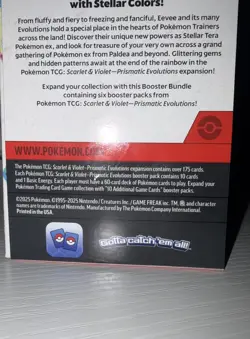 X5 Pokemon Prismatic Evolutions Booster Bundle Empty Boxes *BOX ONLY* - Image 5