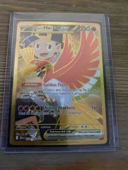 Pokemon TCG Ethan's Ho-Oh EX 239/182 Sv10: Destined Rivals Gold Holo Card NM - Image 1