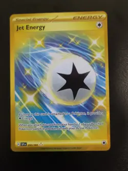Jet Energy 252/191 - Secret Gold Rare - Pokemon TCG Surging Sparks - NM - Image 1
