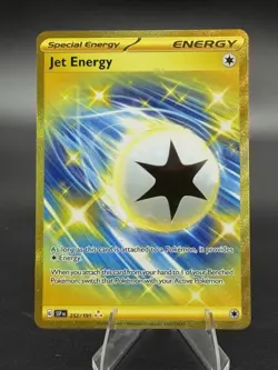 Jet Energy - 252/191 - Surging Sparks - Gold Full Art - NM - Pokemon Card - Image 1