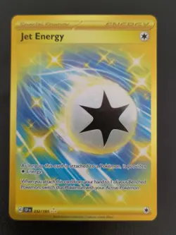 Jet Energy 252/191 - Secret Gold Rare - Pokemon TCG Surging Sparks - NM - Image 1