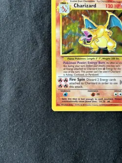 Pokemon CHARIZARD TCG Base Set 4/102 Holo Rare LP CONDITION!! - Image 4
