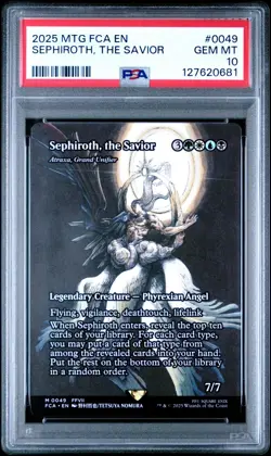 Sephiroth, the Savior Atraxa, Grand Unifier (Showcase) Final Fantasy: MTG PSA 10 - Image 1