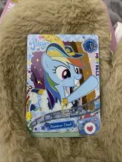 Rainbow Dash Collector Rare My Little Pony Ccg Card - Image 1