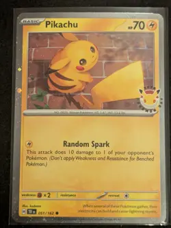 Pikachu (Pokemon Day 2026) 051/162 Miscellaneous Cards & Products Holo - Image 1