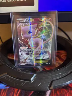 Pokemon TCG Mew EX XY126 XY Full Art Promo Holo Black Star EX Card - Image 1