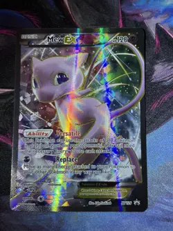 Pokemon TCG Mew EX XY126 XY Full Art Promo Holo Black Star EX Card - Image 2