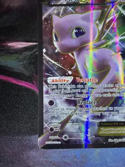 Pokemon TCG Mew EX XY126 XY Full Art Promo Holo Black Star EX Card - Image 3