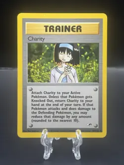 Pokemon TCG Charity Gym Heroes Trainer Unlimited Rare Card 99/132 1999-2000 WOTC - Image 1