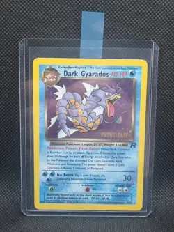 Pokemon Card - Prerelease Dark Gyarados 8/82 Team Rocket Promo Holo- Exc - NM - Image 1