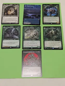 MTG Showcase Kaldheim 25 NM Card Lot:Mistgate Pathway,varragoth Bloodsky, Orvar - Image 4