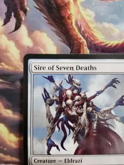 MTG Sire Of Seven Deaths 0001 Foundations Regular Finish - Image 2