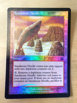 MTG FoilSandstone Needle Mercadian Masques GD - Image 1