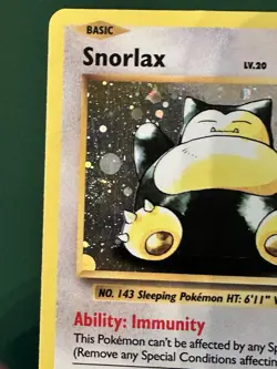 Pokemon TCG Snorlax XY179 Holo DOUBLE SWIRL! 🌀🌀XY Promo LP-P - Image 2