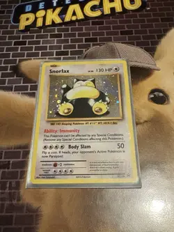 Pokemon TCG Snorlax Holo Black Star Promo Card XY179 2016 Evolutions - Image 1