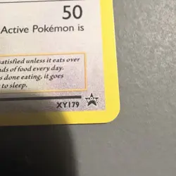 Pokemon TCG Snorlax Holo Black Star Promo Card XY179 2016 Evolutions - Image 2