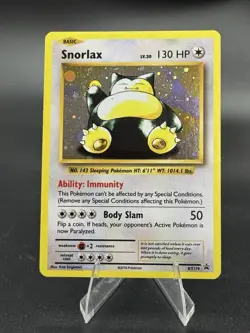 Snorlax - XY179 - XY Black Star Promo - Cosmo Holo - MP - Pokemon TCG Card - Image 1