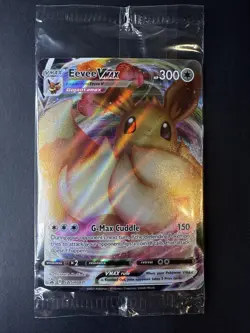 Pokemon TCG - Eevee VMAX- SWSH087 Black Star Promo- SEALED - Image 1