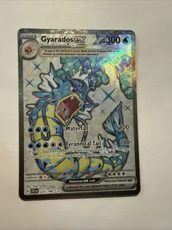 Pokemon SV01: Scarlet & Violet Base Set #225/198 Ultra Rare Gyarados ex Holo - Image 1