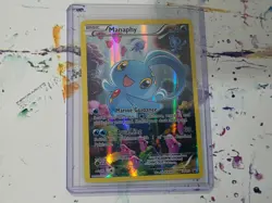 Pokemon TCG Manaphy XY113 Full Art Mythical Collection Black Star Promo Holo NM - Image 1
