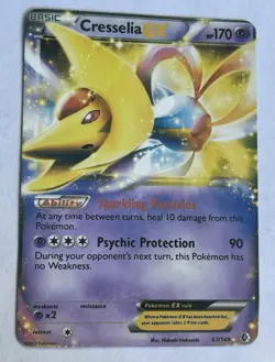 CRESSELIA EX 2012 POKEMON B&W BOUNDARIES CROSSED RARE HOLO 67/149 Q0107 - Image 1